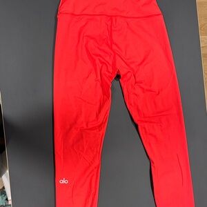 ALO Yoga Women's Bright Red Ankle Pants